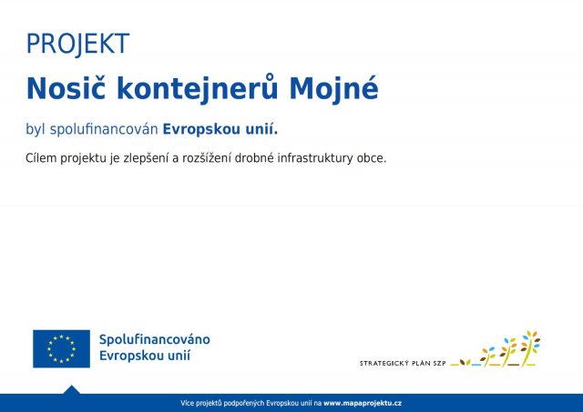 Nosič kontejnerů Mojné