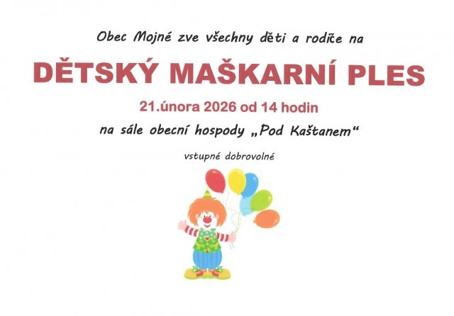 Dětský maškarní ples