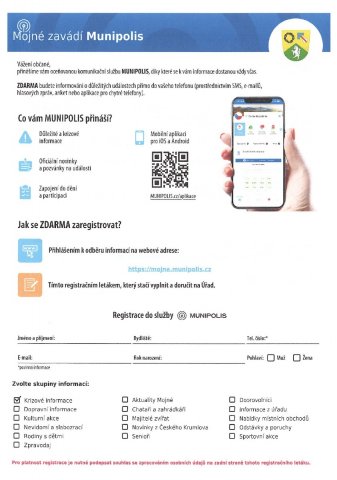 Mojné zavádí Munipolis