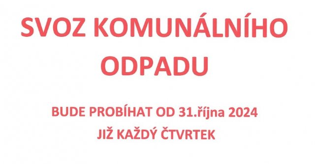 Svoz komunálního odpadu